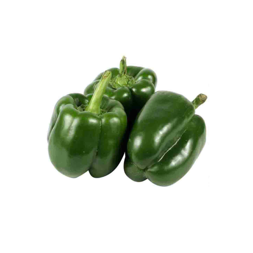 Green Capsicum/Dhobli Mirchi (Mixed Size), 1 Kg